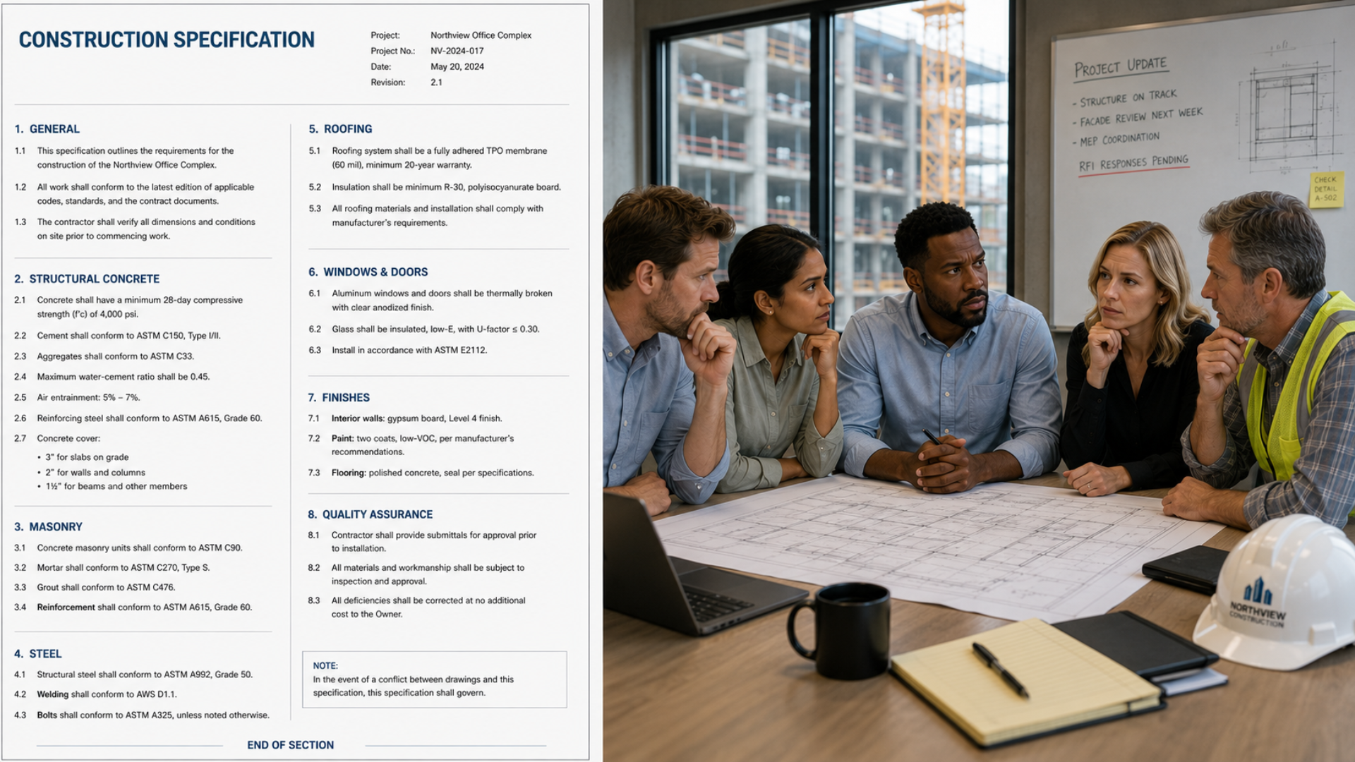 People looking confused in a team meeting.<br />

